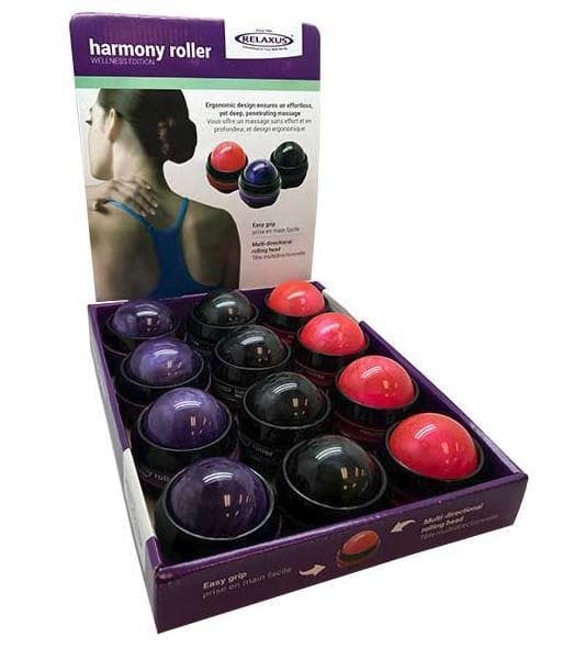 Relaxus Harmony Wellness Edition Massage Ball Rollers - Colour May Vary