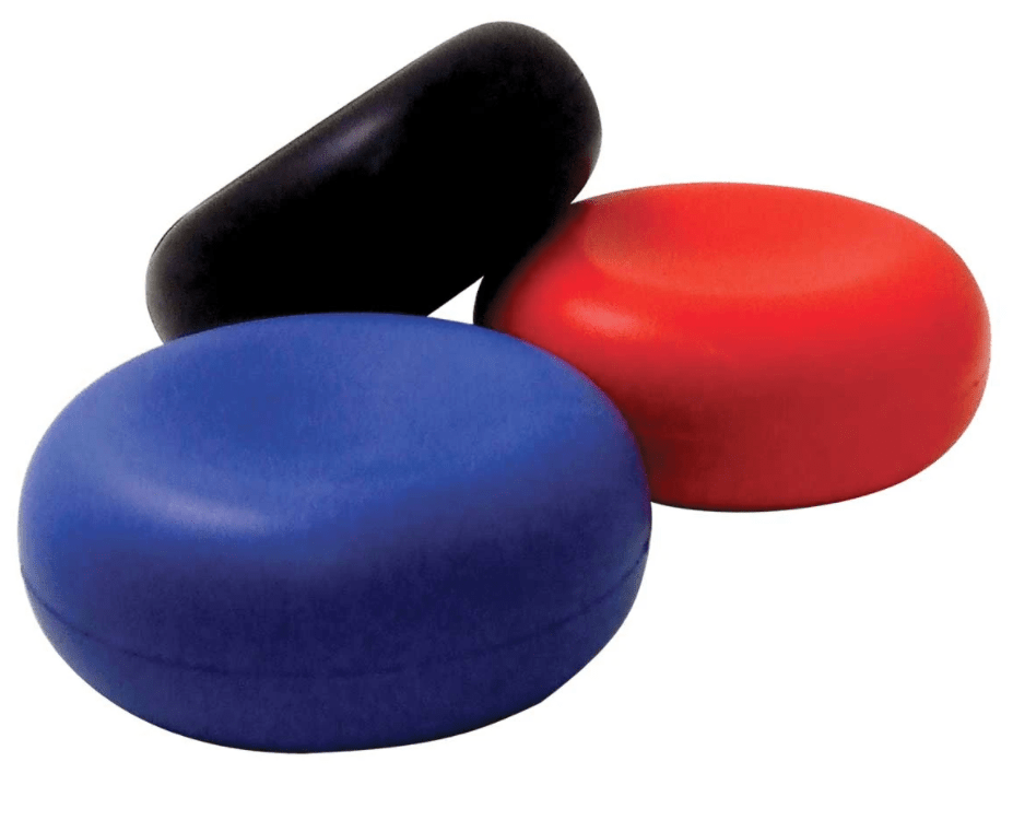 Relaxus Stress Relief Ball Hockey Pucks Assorted Colours