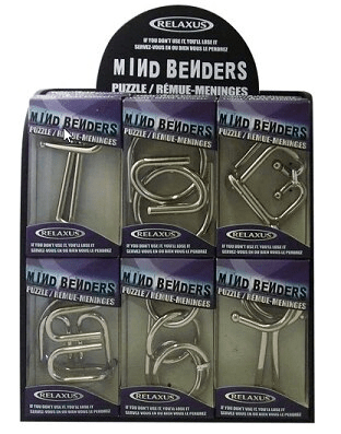 Relaxus Mind Blenders Metal Wire Puzzle