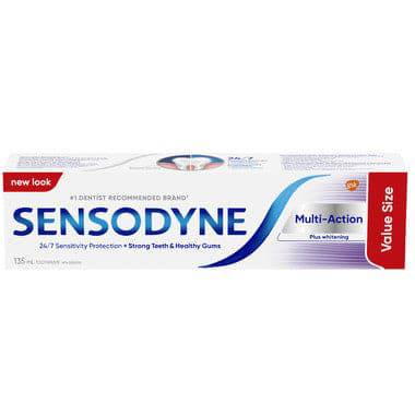 Sensodyne Multi-Action Plus Whitening Toothpaste 135ML