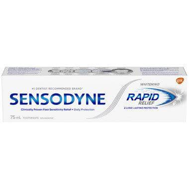 Sensodyne Rapid Relief Whitening Toothpaste 75ML