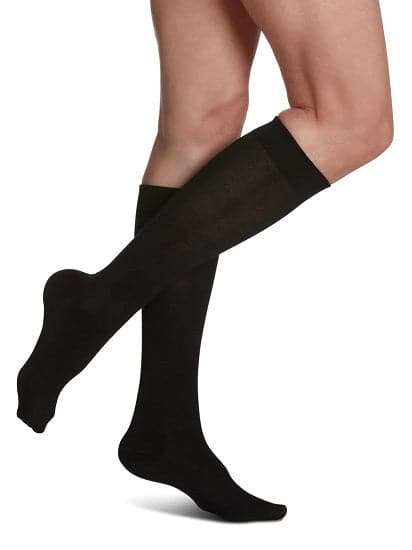 Sigvaris Women's Style Sea Island Cotton Knee High Compression Stocking 20-30 mmHg