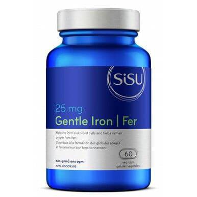 Sisu Gentle Iron 25mg 60 veg capsules
