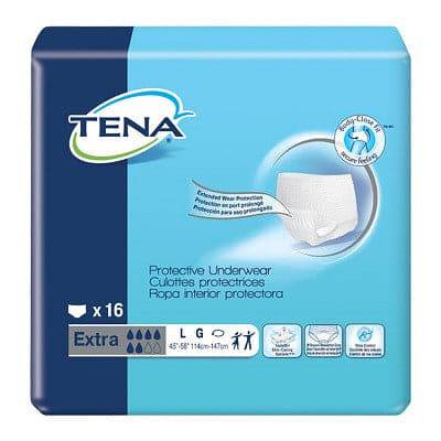 TENA Extra Protective Underwear - Large