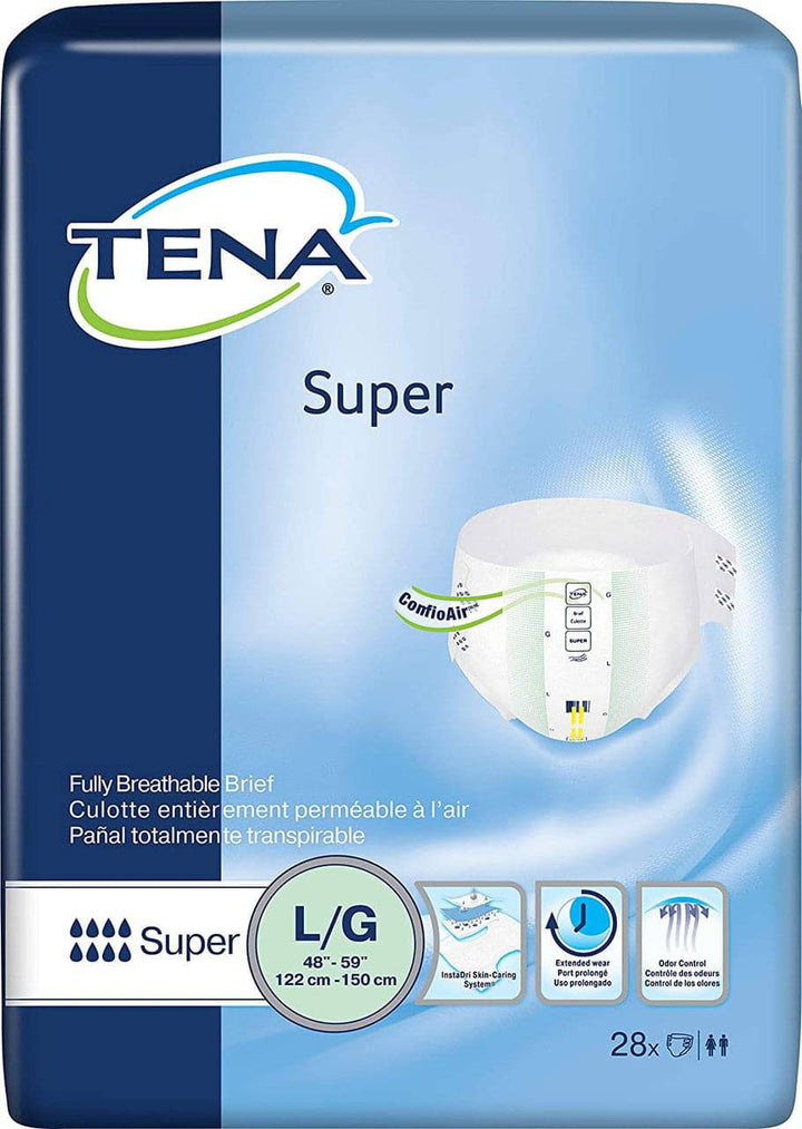 Tena Super Fully Breathable Incontinence Briefs