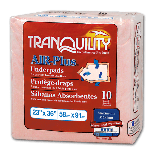 Tranquility Air-Plus Absorbant Incontinence Underpads