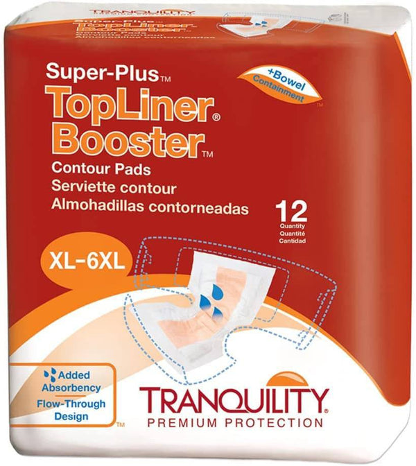 Tranquility TopLiner Super Plus Booster Contour Pads -32″ x 14″