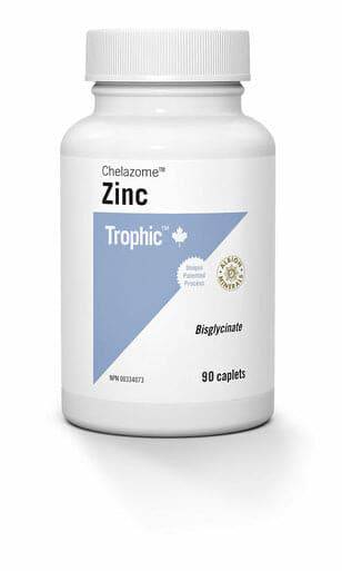 Trophic Chelazome Zinc 90 Caplets