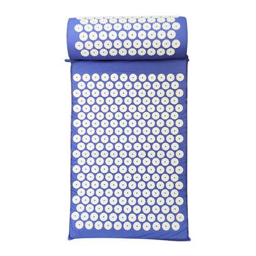 Vital Therapy ECO Therapeutic Massage Natural Acupressure Health Mat and Pillow Set - Blue