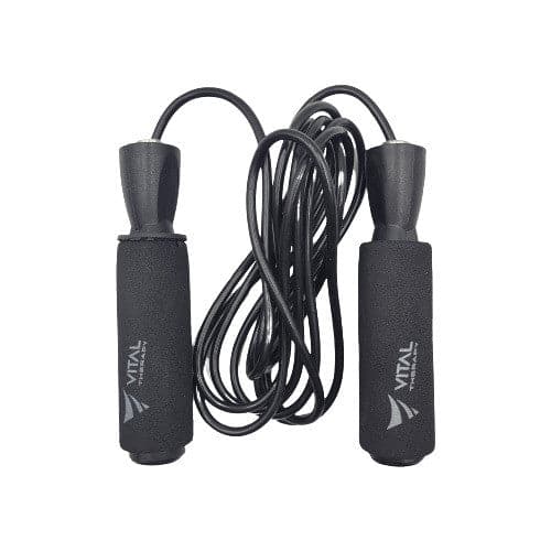 Vital Therapy Fitness Skipping Speed Jump Rope - Black