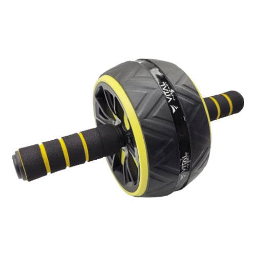 Vital Therapy Home Use Indoor Gym Wide Abdominal Wheel Roller Set - Yellow