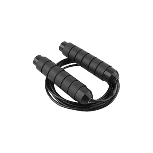 Vital Therapy Tangle-Free Adjustable Skipping Jump Rope - Black