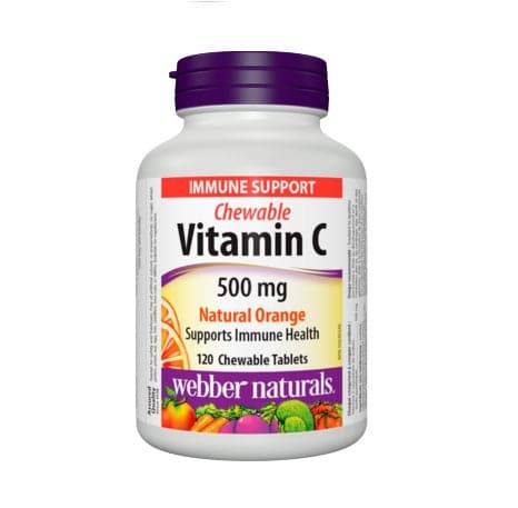 Webber Naturals Vitamin C 500mg Chewables
