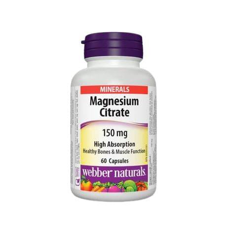 Webber Naturals Magnesium Citrate High Absorption 150mg