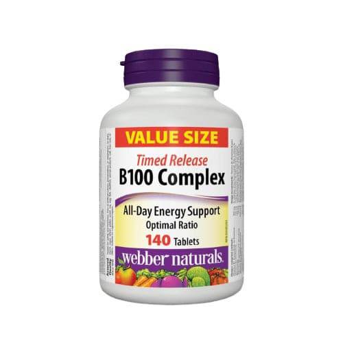 Webber Naturals B100 Complex Timed Release 140 Tablets