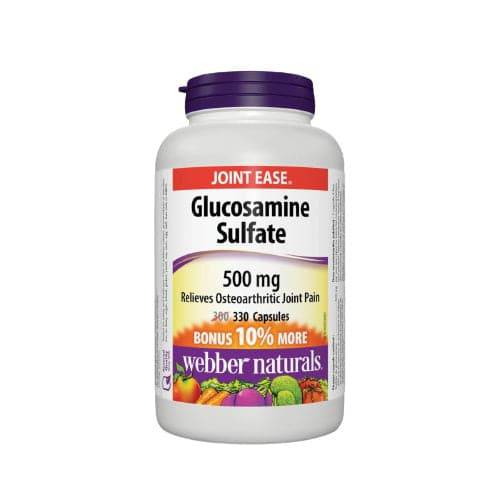 Webber Naturals Glucosamine Sulfate 500mg 330 Capsules
