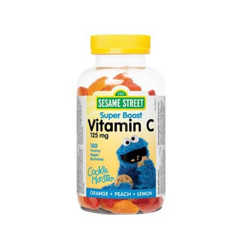 Webber Naturals Sesame Street Super Boost Vitamin C 125mg Gummies