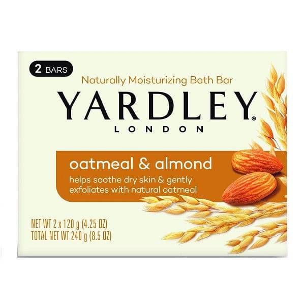 Yardley Oatmeal and Almond Bar Soap - 2 Pack