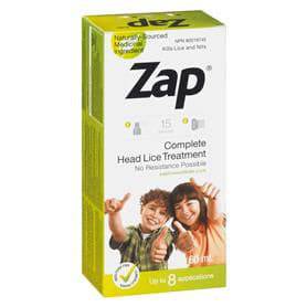 Zap Complete Head Lice Treatment Spray 60ml