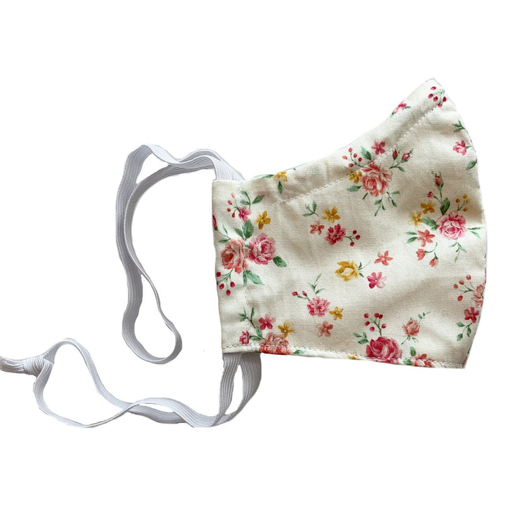 Ortho Active Cloth Face Masks for Adults - 2-Pack | White Floral